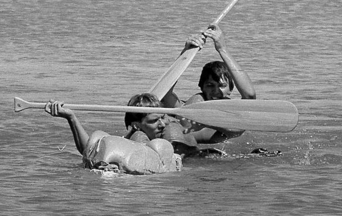 Concrete canoe